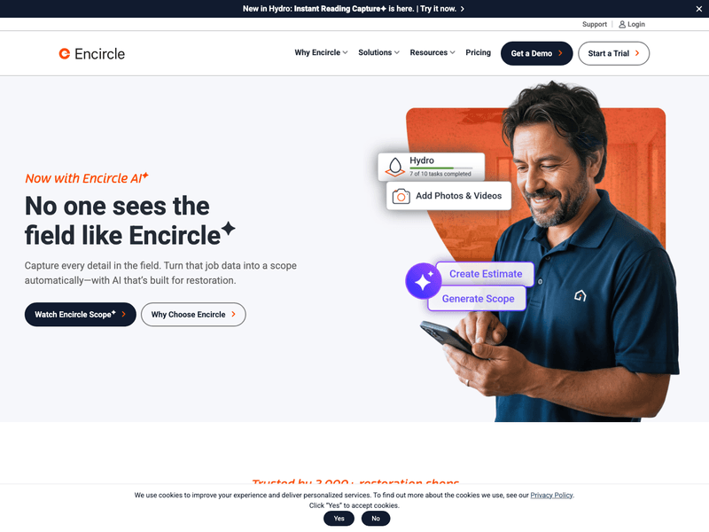 Encircle - Custom WordPress development by Waterloo web developer Quinn Battersby