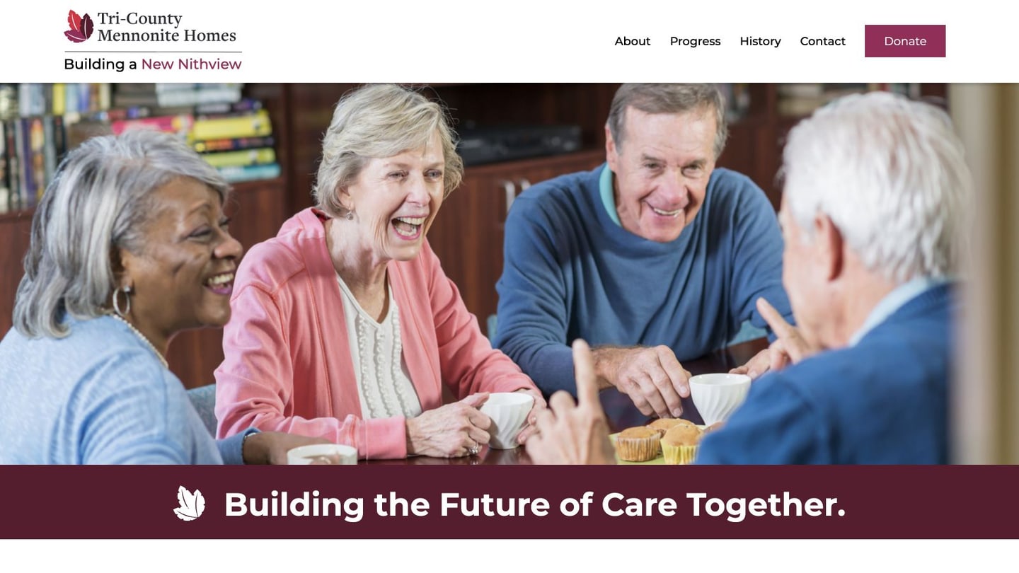 New Nithview website homepage