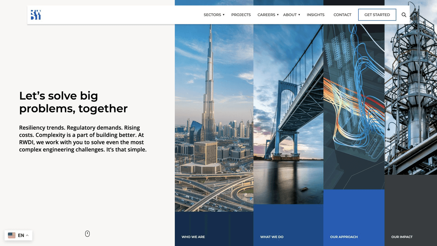 RWDI website homepage